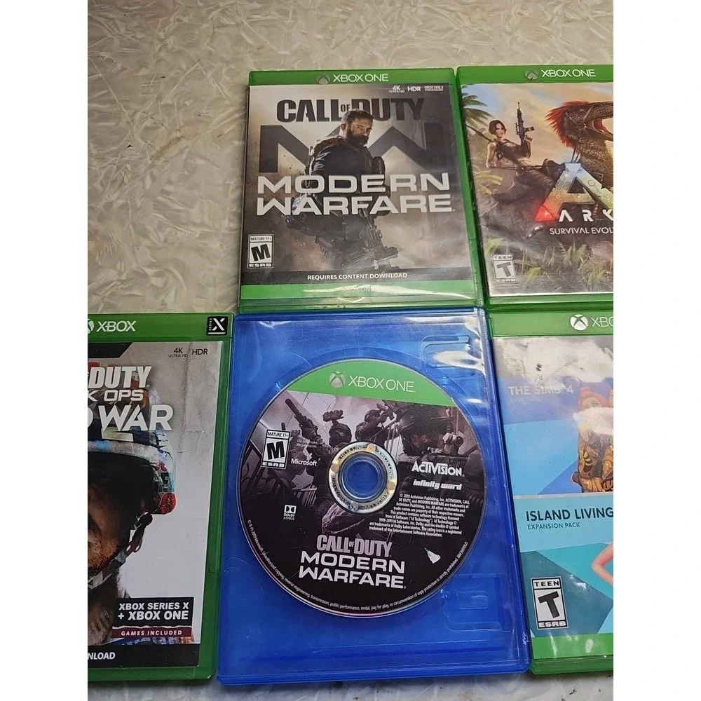 Xbox One Games Lot COD, ARK, Sims And More